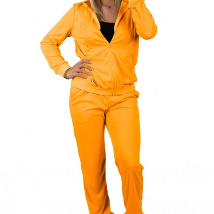 Trainingsanzug Damen Neon Orange