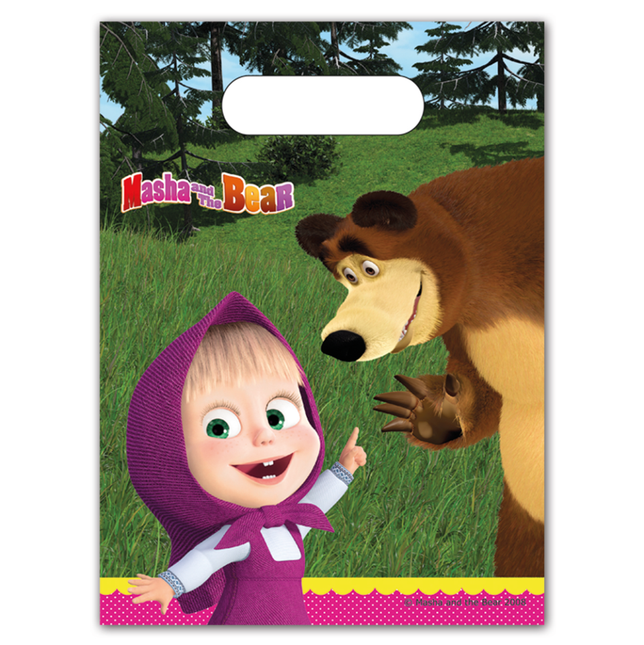 Masha And The Bear Sharing Bags 6pcs