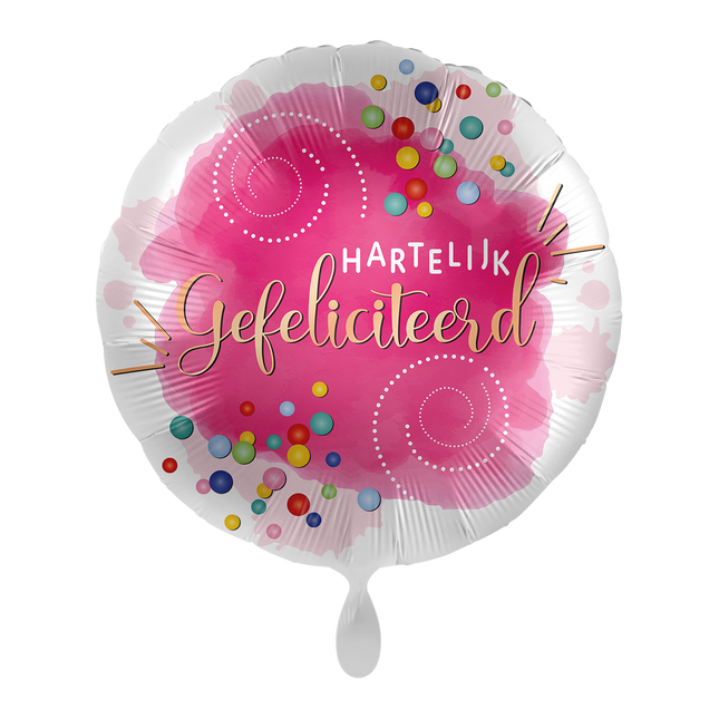 Happy Birthday Helium Ballon Leer 43cm