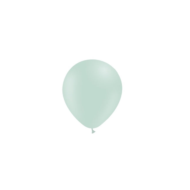 Grüne Luftballons Pastell 14cm 100Stk