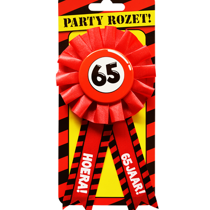 Rosette Hooray 65 Jahre Hooray