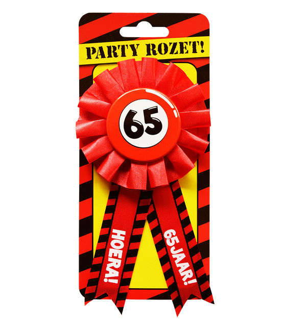 Rosette Hooray 65 Jahre Hooray