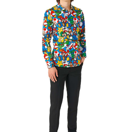 Super Mario Shirt Junge Teen OppoSuits