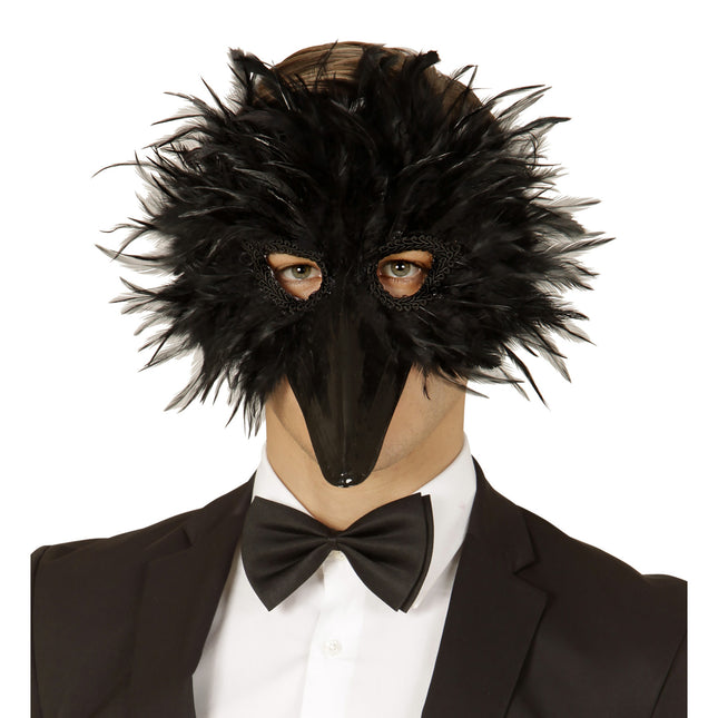 Vogelmaske Schwarz