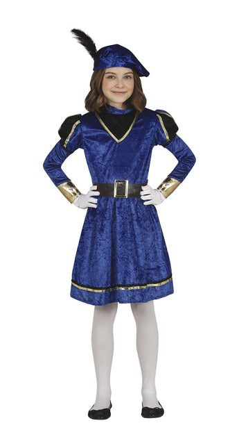 Pietenpak Kleid Kind Blau/Gold