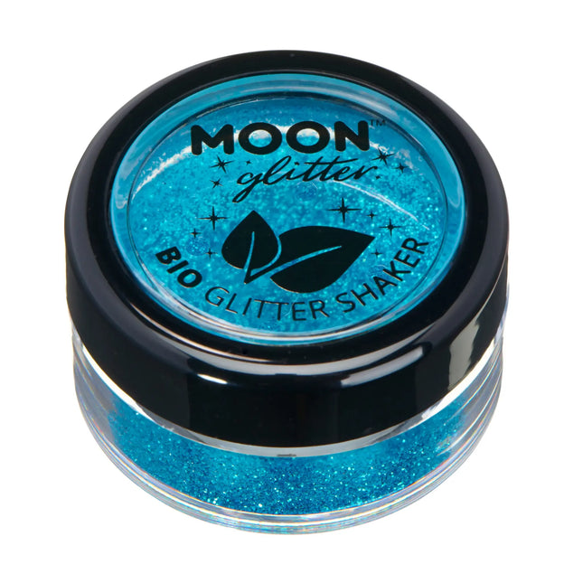 Moon Glitter Bio Glitter Shaker Blau 5g