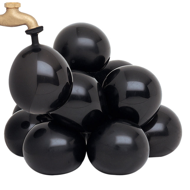 Wasserballons Schwarz 13cm 100Stk