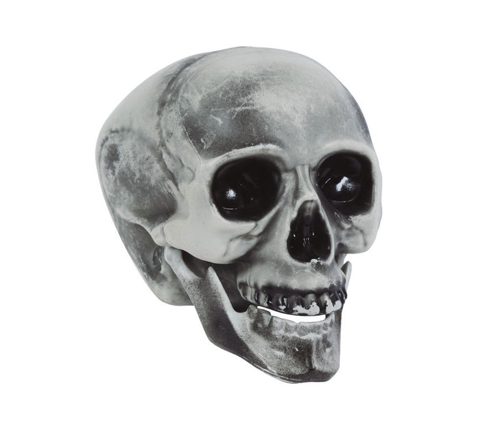 Halloween Totenkopf Grau 20cm