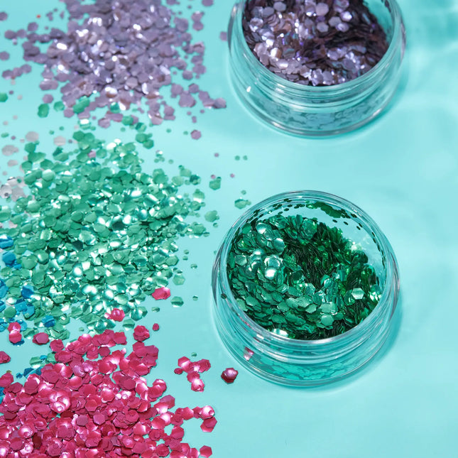 Moon Glitter Bio Chunky Glitter Grün 3g