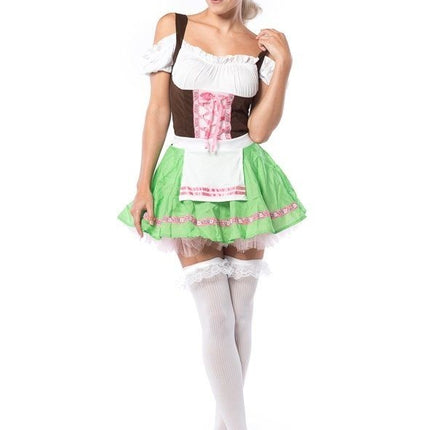 Dirndlkleid Oktoberfest Hellgrün