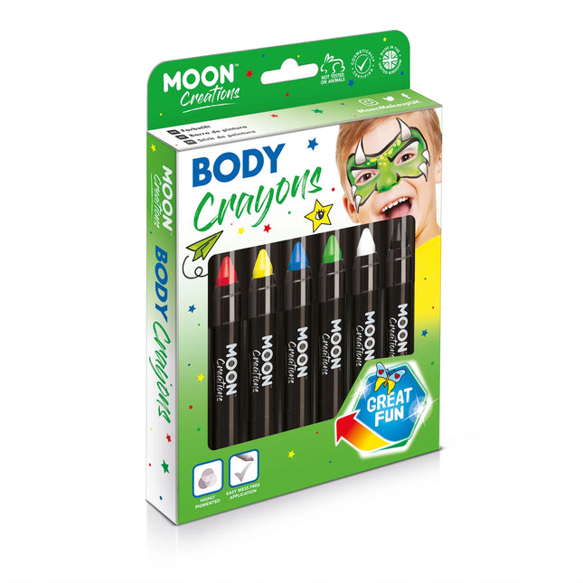 Moon Creations Body Crayons Schwarz 3.2g