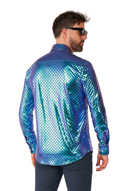 Meerjungfrau Disco Shirt Männer OppoSuits