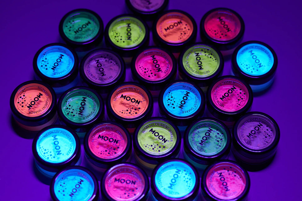 Moon Glow Neon UV Pigment Shakers Intensives Rot 5g