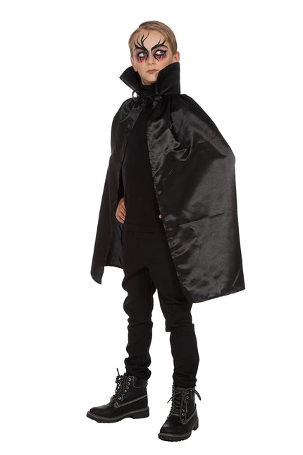 Halloween Cape Schwarzes Kind Dracula