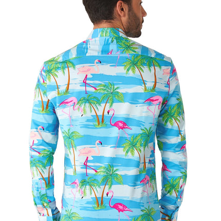 Hawaii Flamingo Hemd Männer OppoSuits