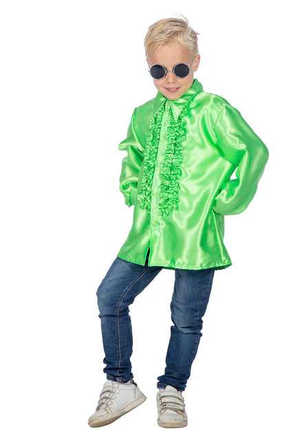 Disco 70S Bluse Green Boy