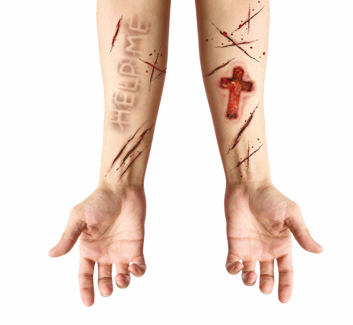 Halloween Fake Tattoos Besessen