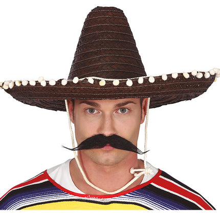 Sombrero Schwarz 50cm