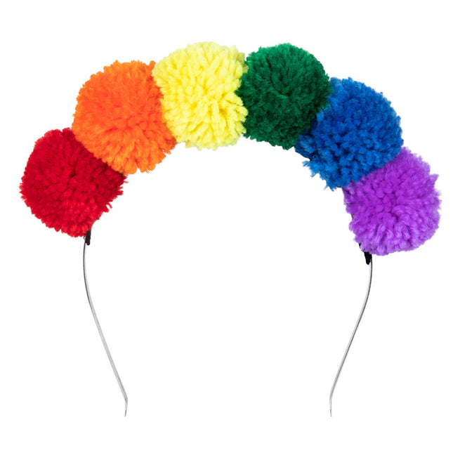 Tiara Regenbogen Bommel