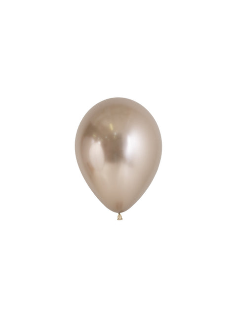 Ballons Reflex Champagner 12cm 50Stk