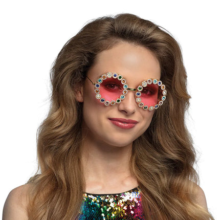 Rosa Brille Diamant