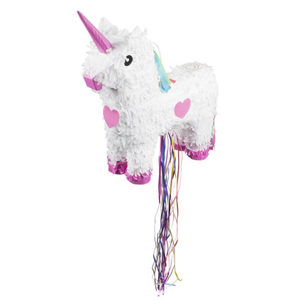 Pull Pinata Einhorn Weiß 47cm