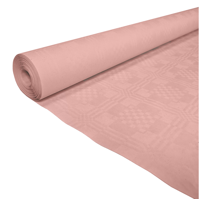 Papiertischdecke Rosa 8m