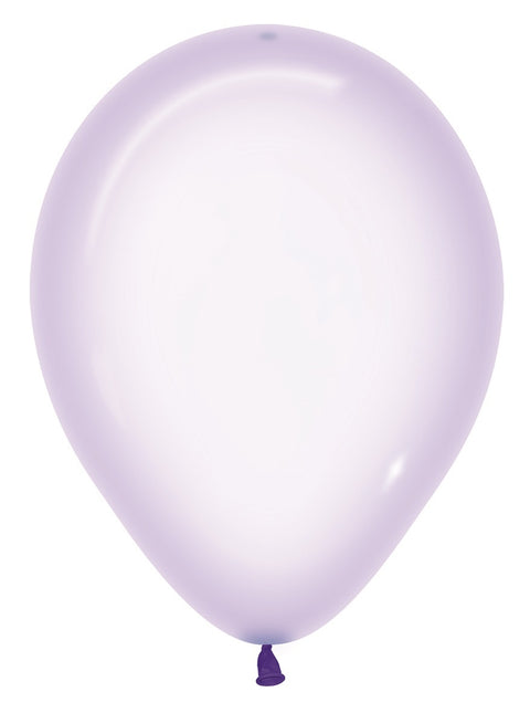 Ballons Crystal Pastell Flieder 350 30cm 50Stk