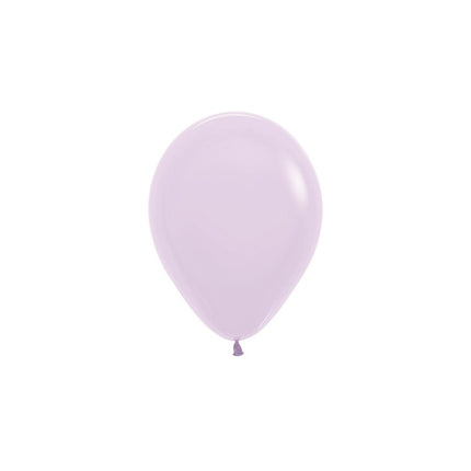 Ballons Pastell Matt Lila 12cm 50Stk