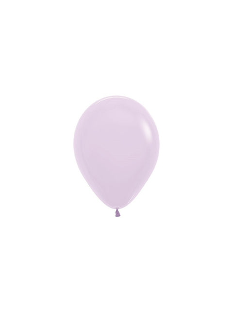 Ballons Pastell Matt Lila 12cm 50Stk