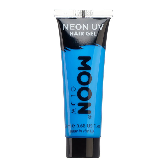 Moon Glow Neon UV Haargel Intensives Blau 20ml