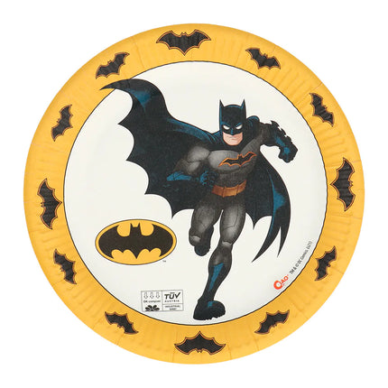 Batman Teller Pappe 23cm 8Stk