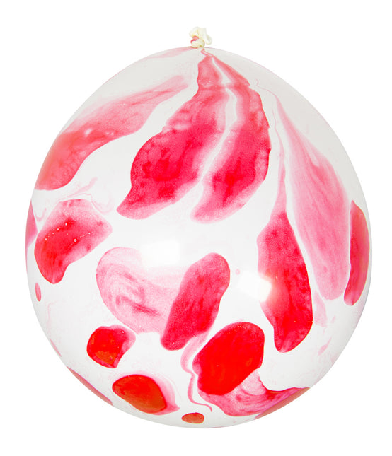 Halloween Ballons Blut 30cm 6Stk