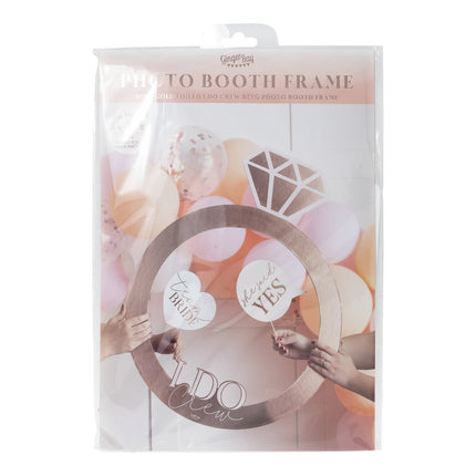 Rose Gold Photobooth Rahmen Ring 74cm