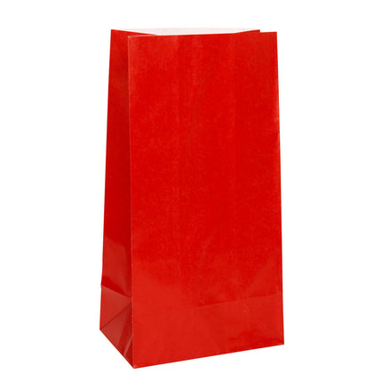 Partytüten Rot 25cm 12Stk