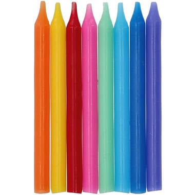 Kerzen Color Pop 6cm 16 Stück