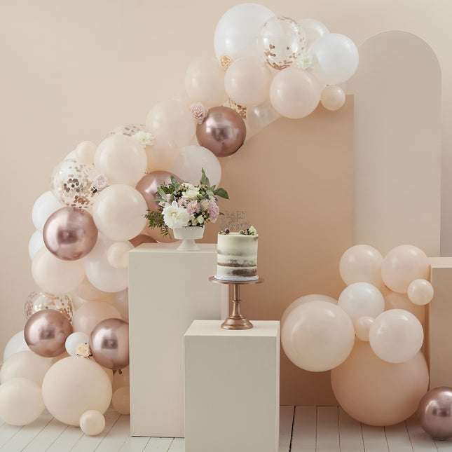 Rose Gold Ballonbogen