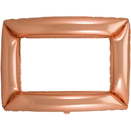 Folienballon Fotorahmen Rose Gold 85cm