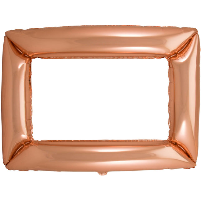 Folienballon Fotorahmen Rose Gold 85cm