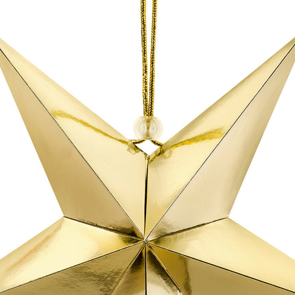 Gold Lampion Star 30cm