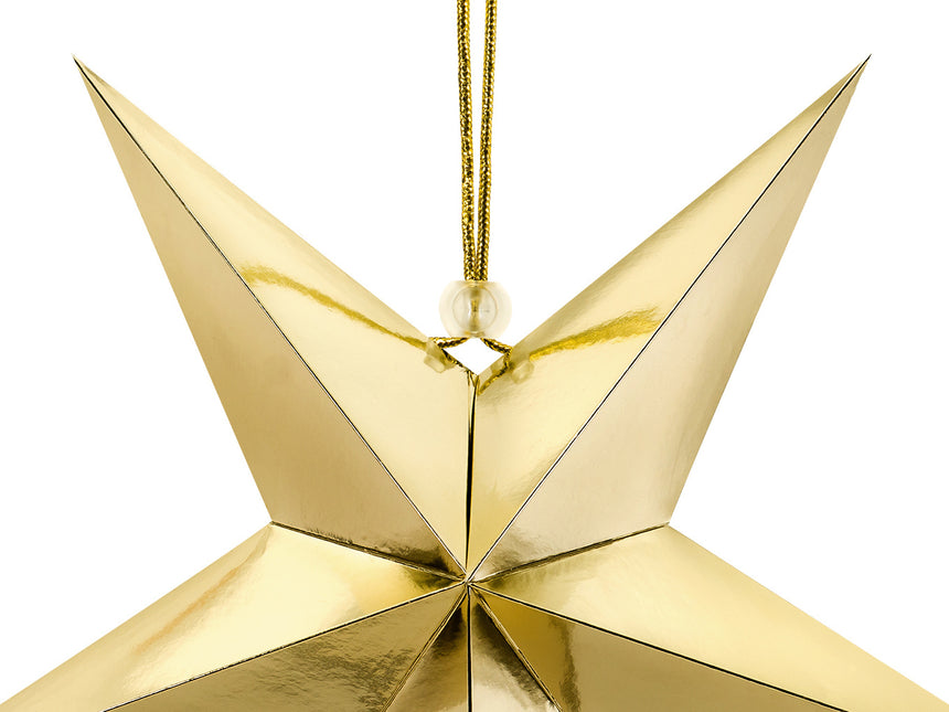 Gold Lampion Star 30cm