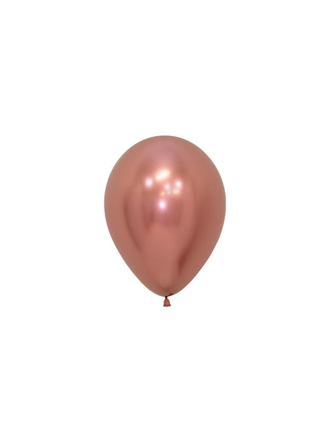 Ballons Reflex Rose Gold 12cm 50Stk