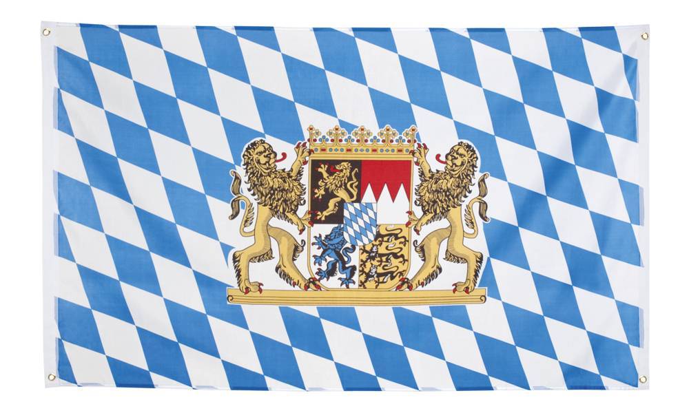 Oktoberfest Bayern Fahne 1.5m