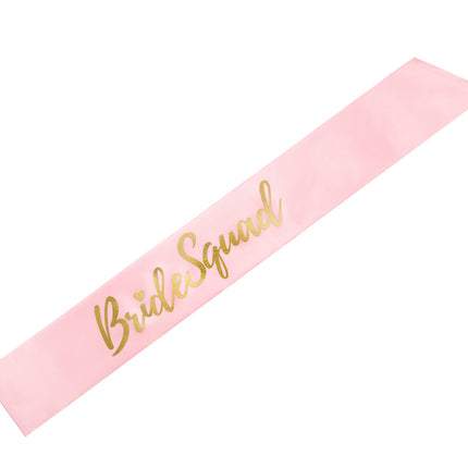 Schärpe Bachelorette Party Bride Squad 75cm