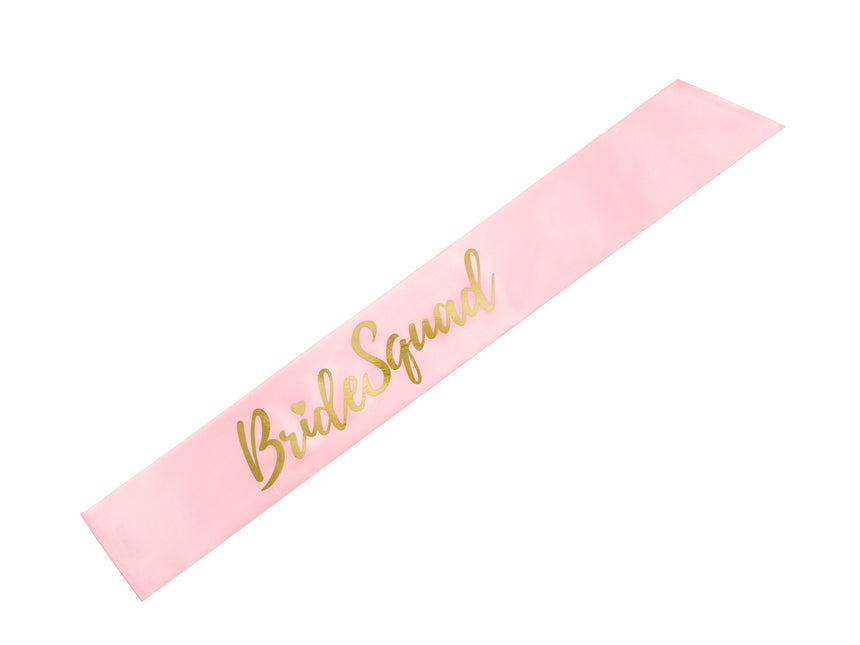 Schärpe Bachelorette Party Bride Squad 75cm