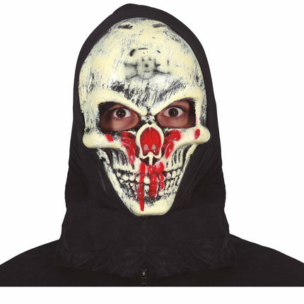 Halloween Maske Totenkopf Blut