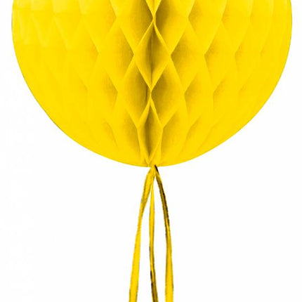 Honeycomb Ball Gelb Fransen 30cm