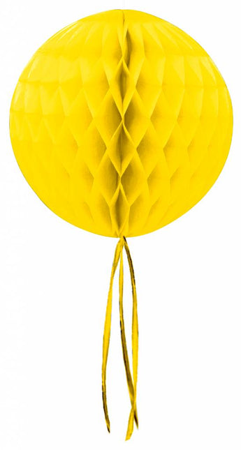 Honeycomb Ball Gelb Fransen 30cm