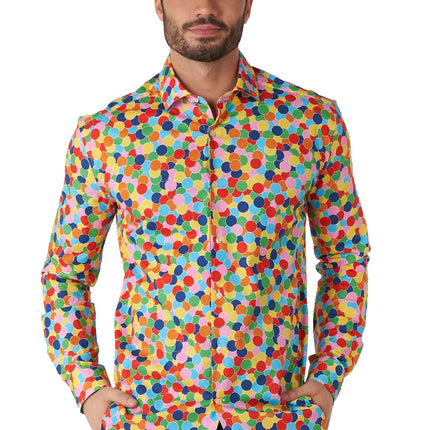 Party Konfetti Shirt Männer OppoSuits