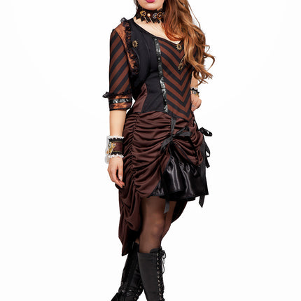 Steampunk Kleid Damen Steampunk